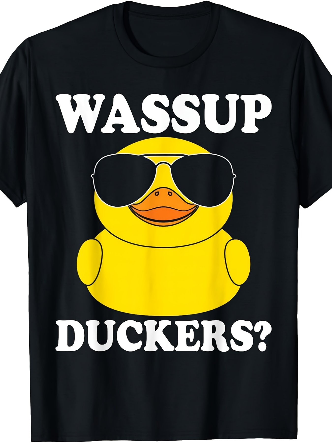 Summer Clothing Drawing - Wassup Duckers Kaos Karet Lucu Motif