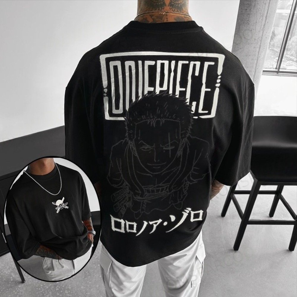 Summer Clothing Brands - Kaus Pria One Piece Roronoa Zoro