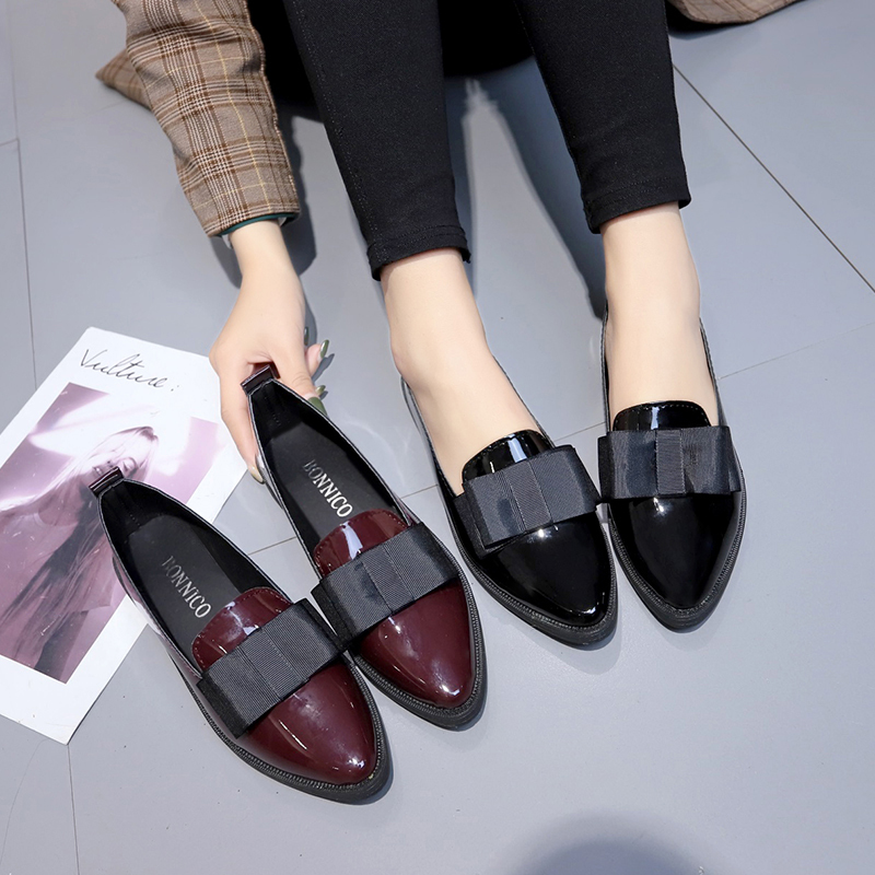 Summer Clothing Stores - Sepatu Flat Berujung Runcing dari Kulit