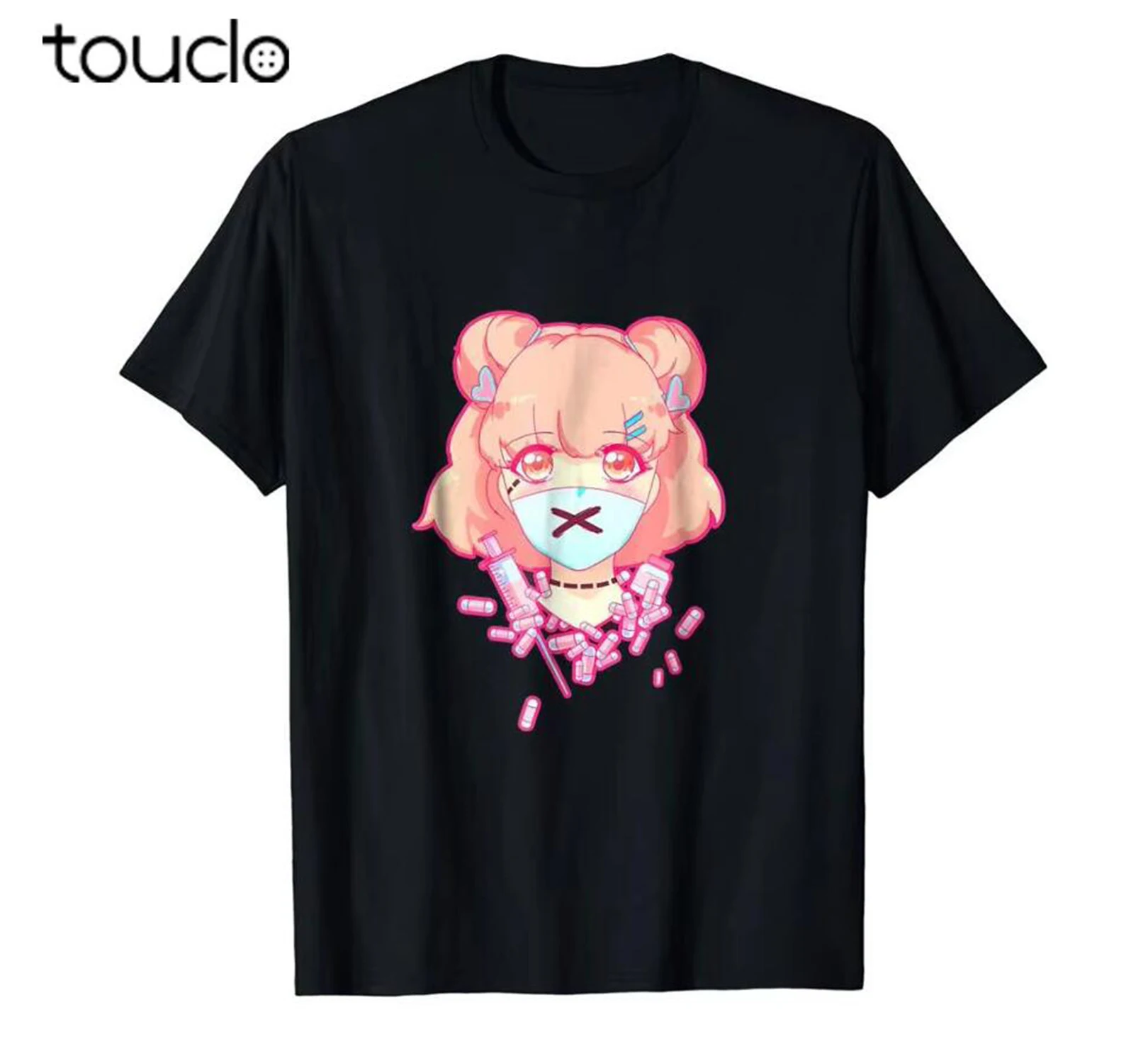 Summer Clothing Brands - Kaos Pria Pastel Menhera Anime Pills