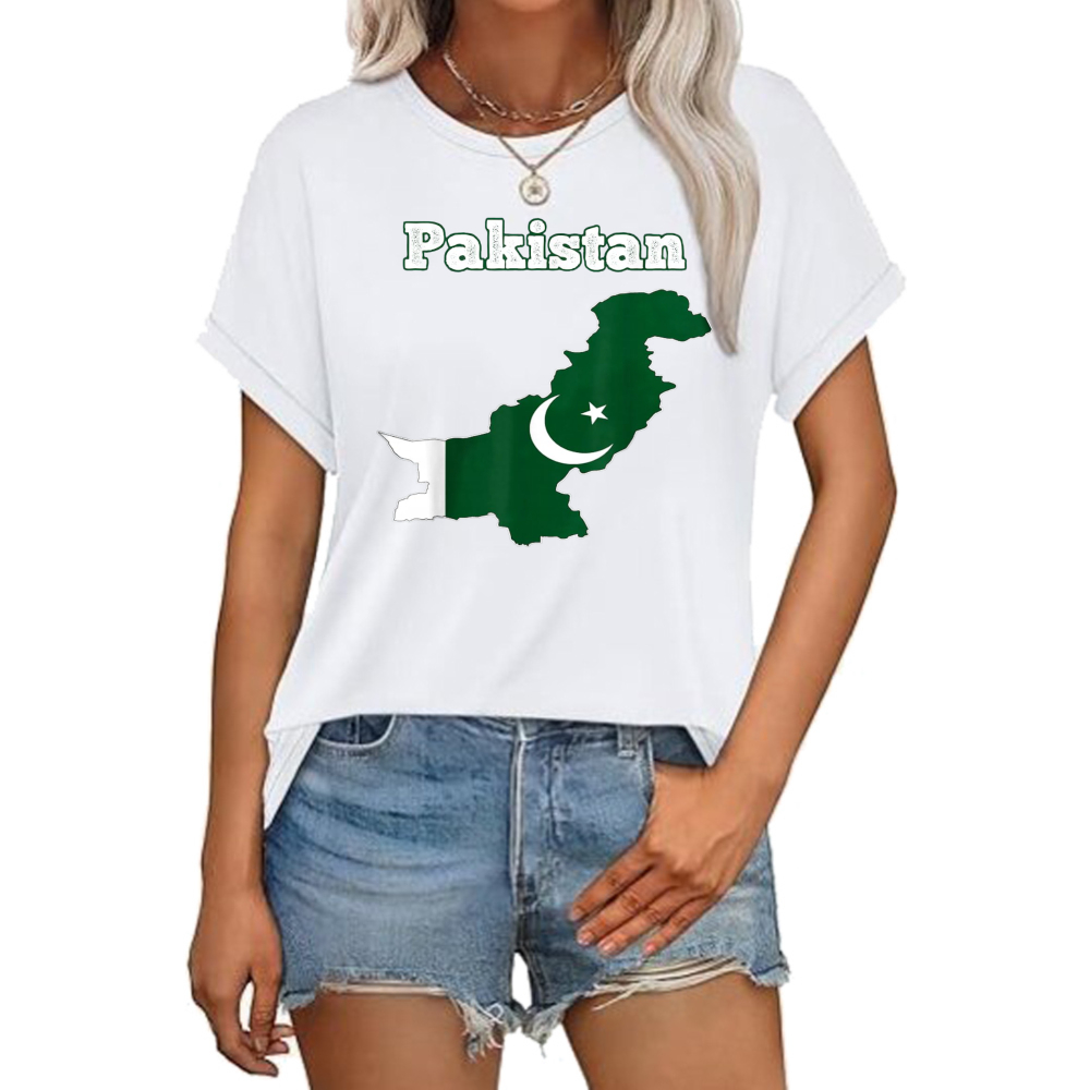 Summer Clothing Pakistan - Kaos Bendera Pakistan 14 Agustus, Kaos