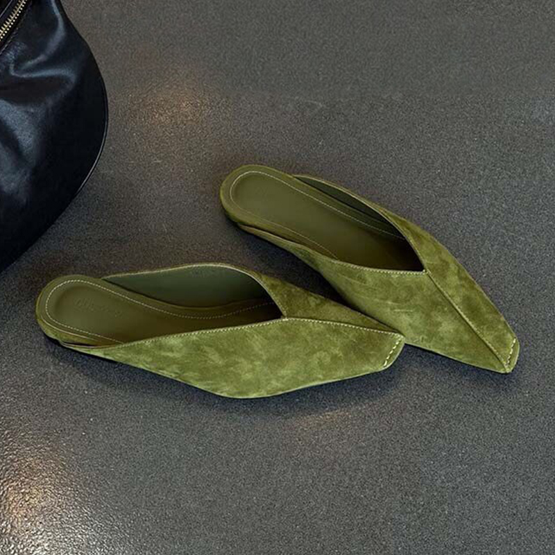 Summer Clothing Brands - Sepatu Mules Wanita, Sandal Datar, Sandal