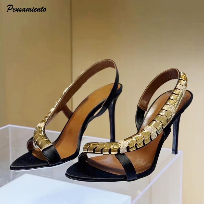 Sandal Gladiator Wanita Satin  - Summer Clothing Stores ulasan dan harga