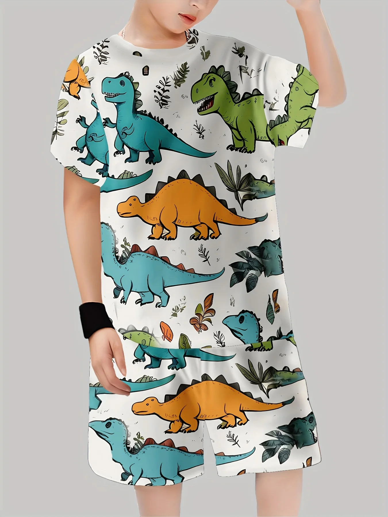 Pakaian Bermotif Dinosaurus Ba - Summer Clothing Baby Girl ulasan dan harga