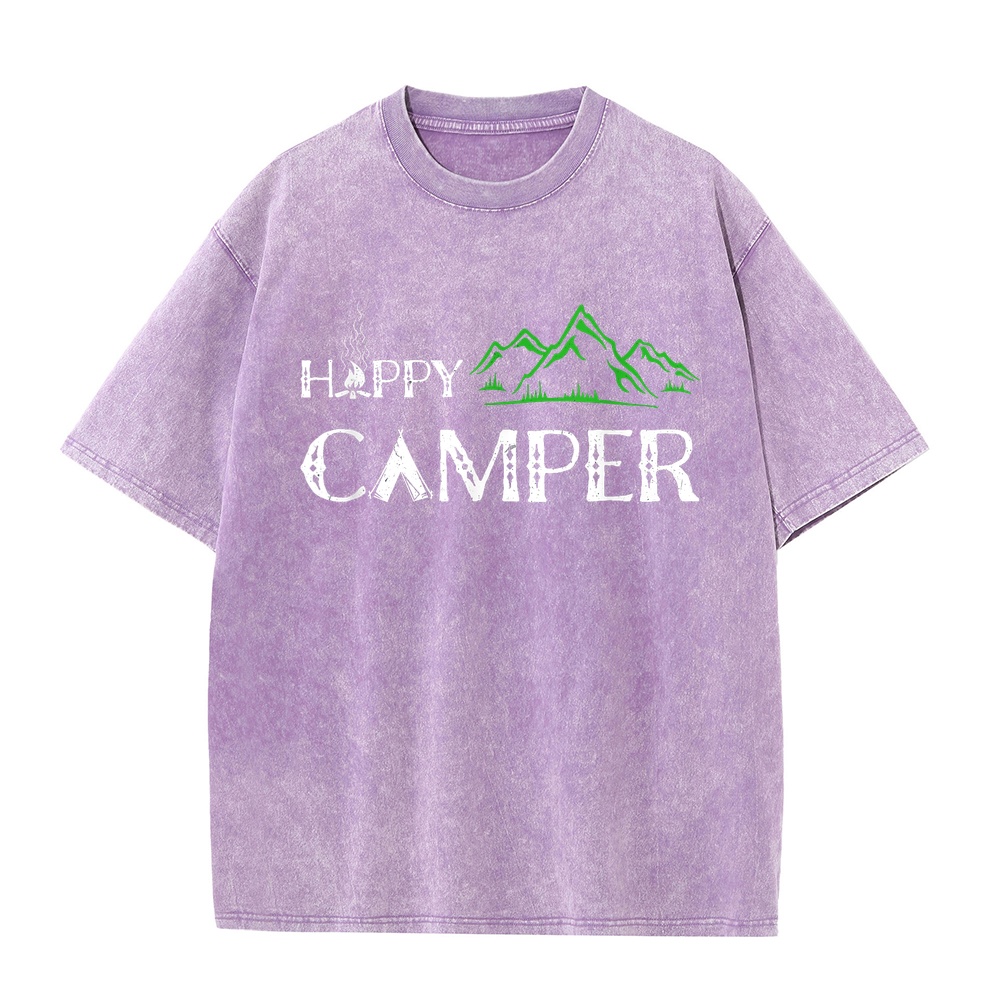 Kaos Happy Camper Camping untu - Summer Clothing Women Canada ulasan dan harga