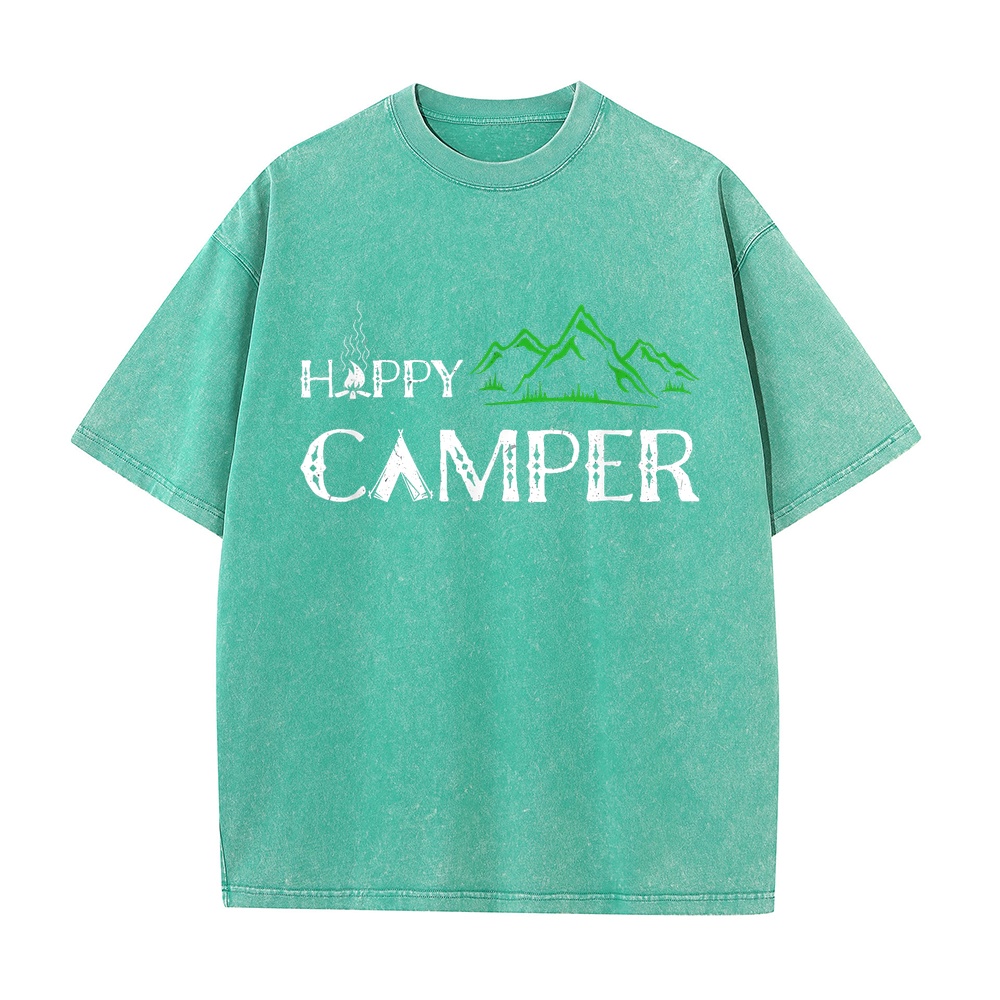 Kaos Happy Camper Camping untu - Summer Clothing Women Canada ulasan dan harga