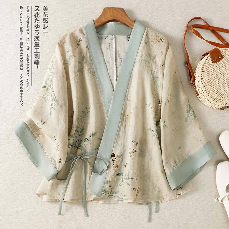 Kardigan Kimono Pendek Motif B - Summer Clothing Wraps ulasan dan harga