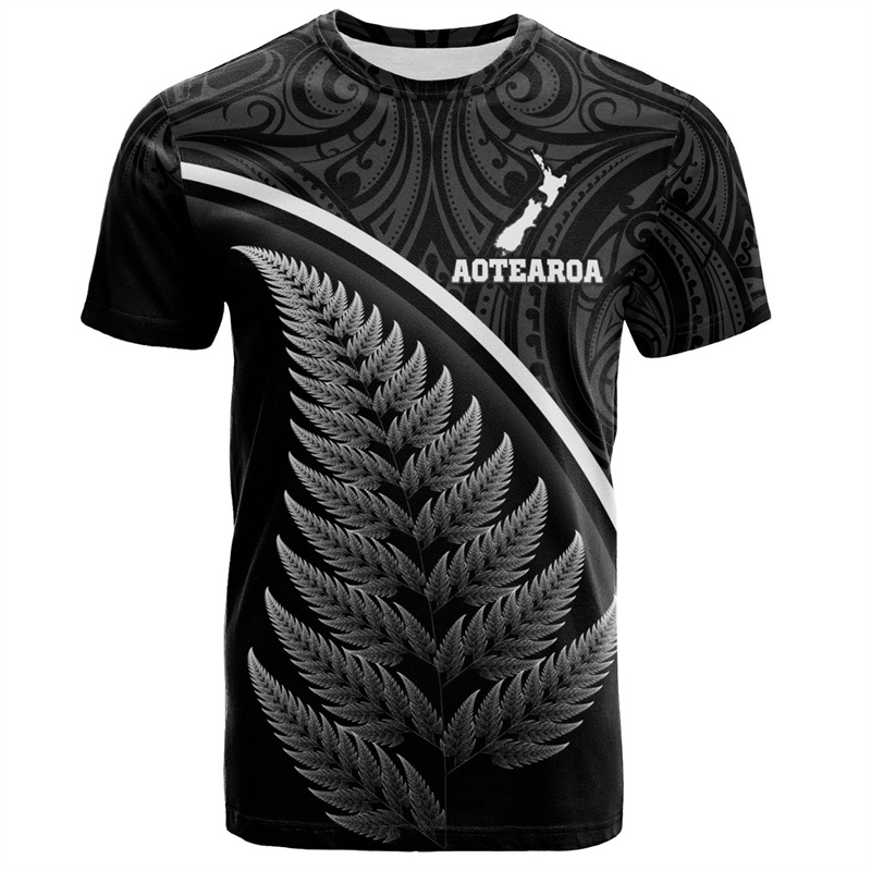 Fashion kaus gambar 3D Maori S - Summer Clothing Nz ulasan dan harga
