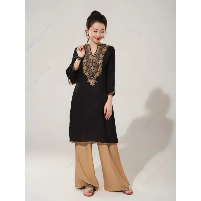 Blus Katun Bordir Tradisional  - Summer Clothing Pakistan ulasan dan harga