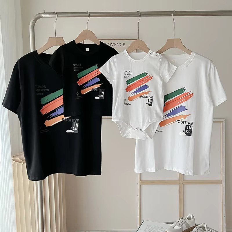 Kaos Keluarga Seragam Musim Pa - Summer Clothing Drawing ulasan dan harga