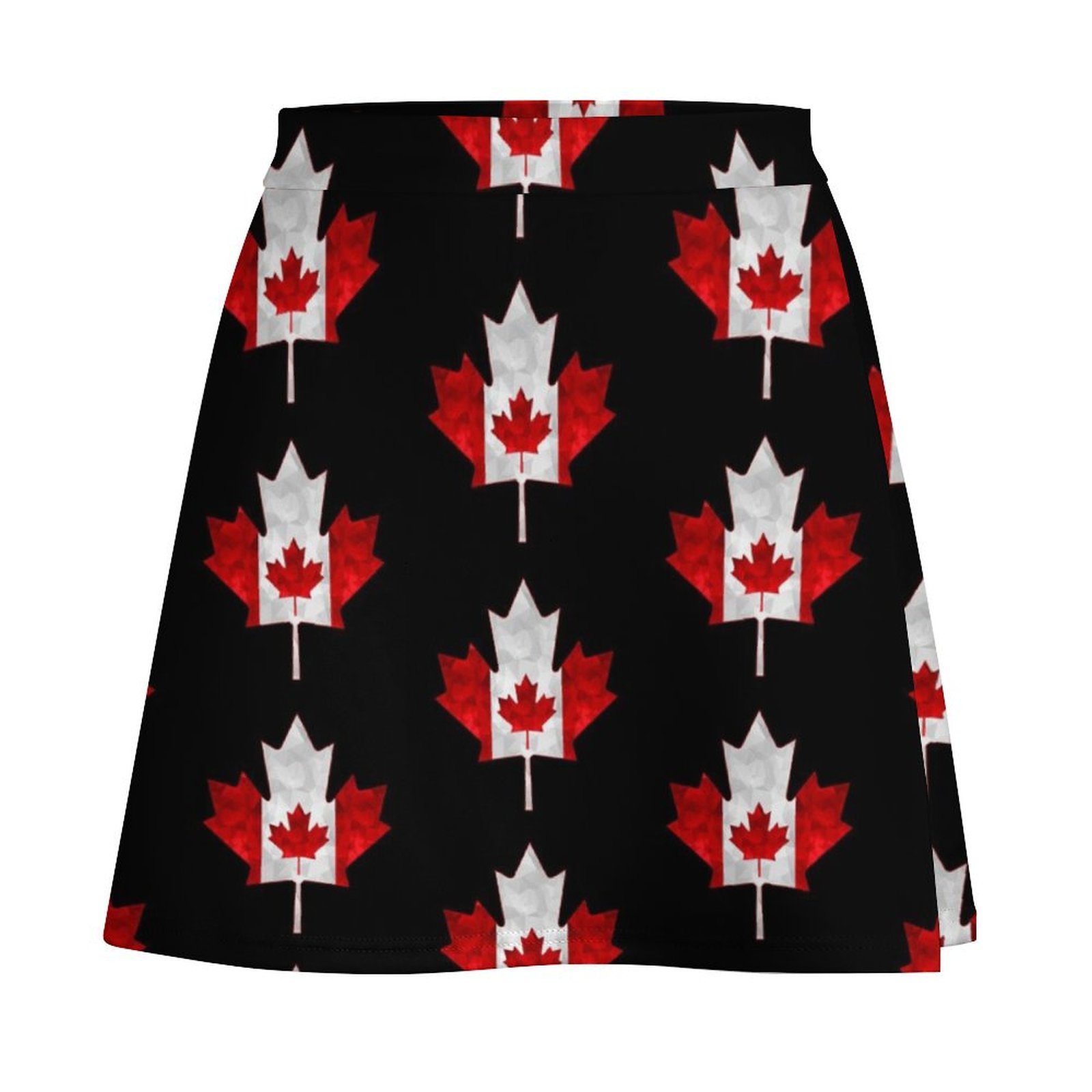 Rok Mini Grafis Geometris Daun - Summer Clothing Women Canada ulasan dan harga