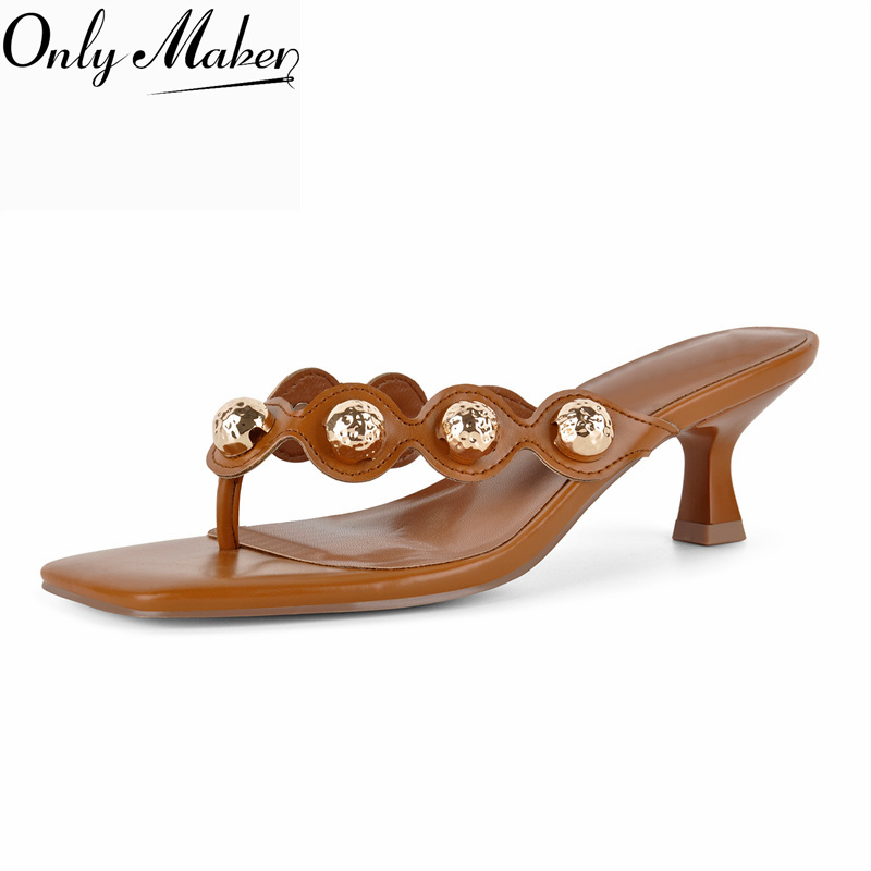 Onlymaker Sandal Mule Tumit Re - Summer Clothing Stores ulasan dan harga