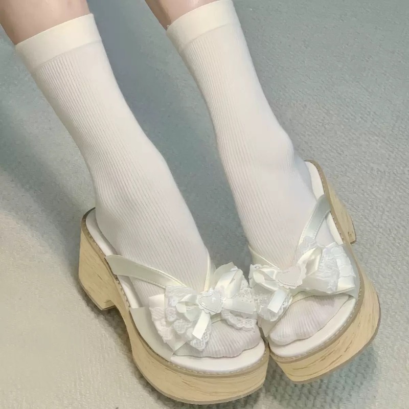 Sandal Platform Tebal Motif Ka - Summer Clothing Stores ulasan dan harga