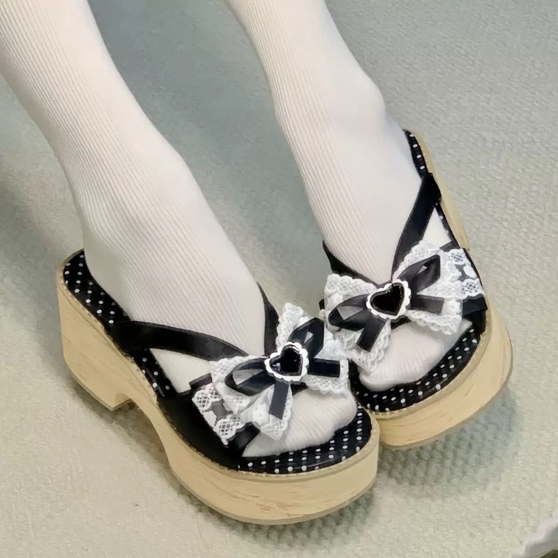 Sandal Platform Tebal Motif Ka - Summer Clothing Stores ulasan dan harga