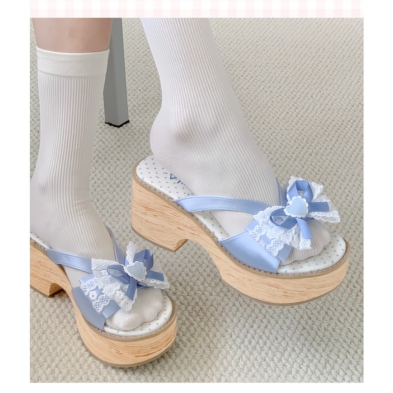 Sandal Platform Tebal Motif Ka - Summer Clothing Stores ulasan dan harga