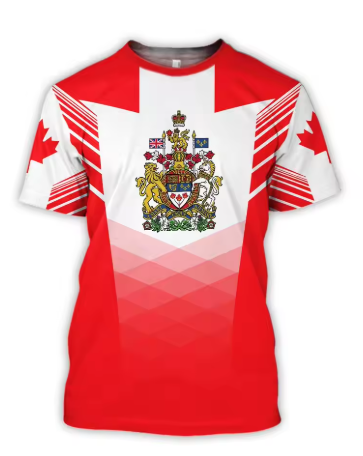 Kaos Kanada dengan Emblem Bend - Summer Clothing Women Canada ulasan dan harga