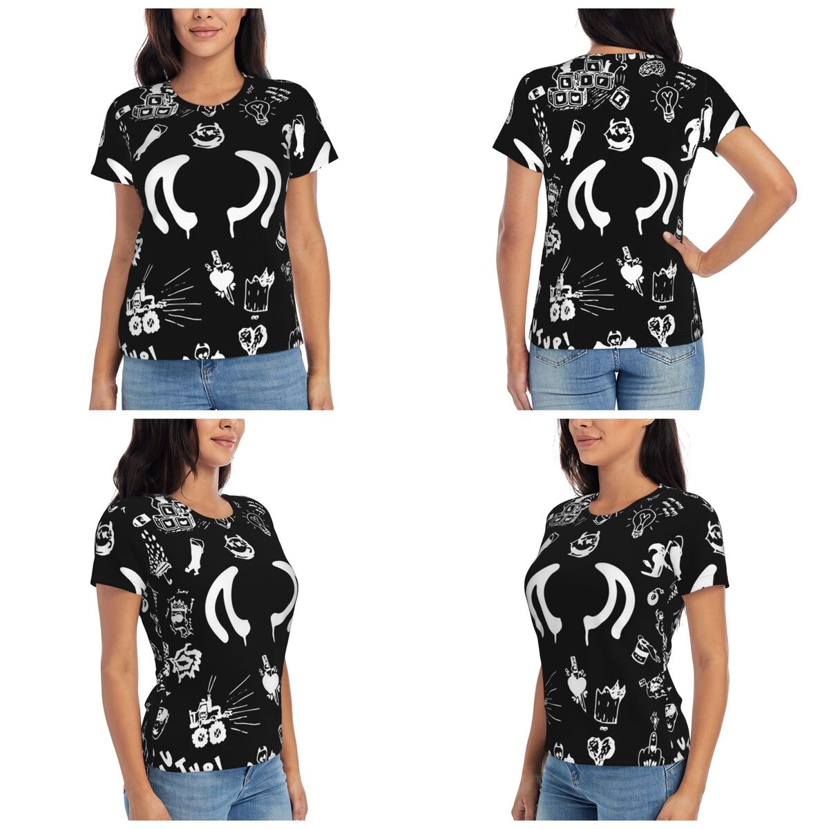 Kaos Gambar Tato Yungblud Wani - Summer Clothing Drawing ulasan dan harga