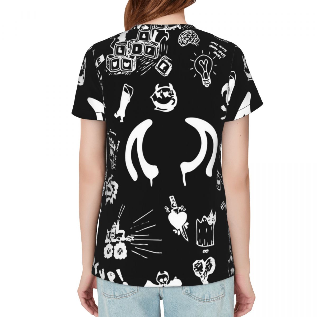 Kaos Gambar Tato Yungblud Wani - Summer Clothing Drawing ulasan dan harga