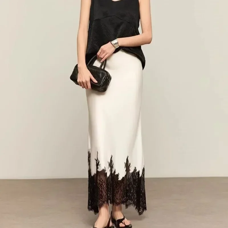 Rok Midi Renda Peri Elegan Tin - Summer Clothing Wraps ulasan dan harga