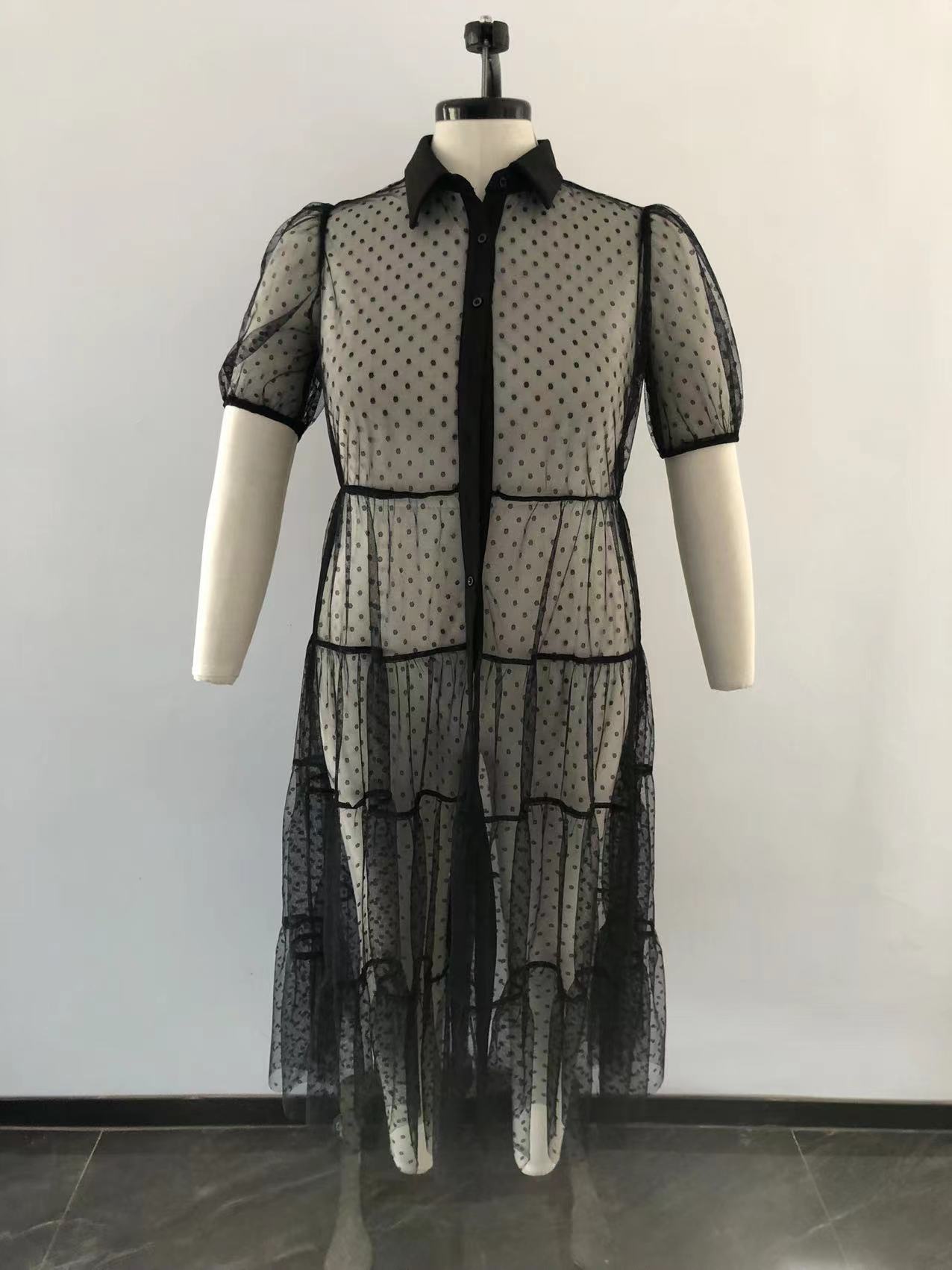Gaun Renda untuk Wanita Gaun U - Summer Clothing Wholesale ulasan dan harga