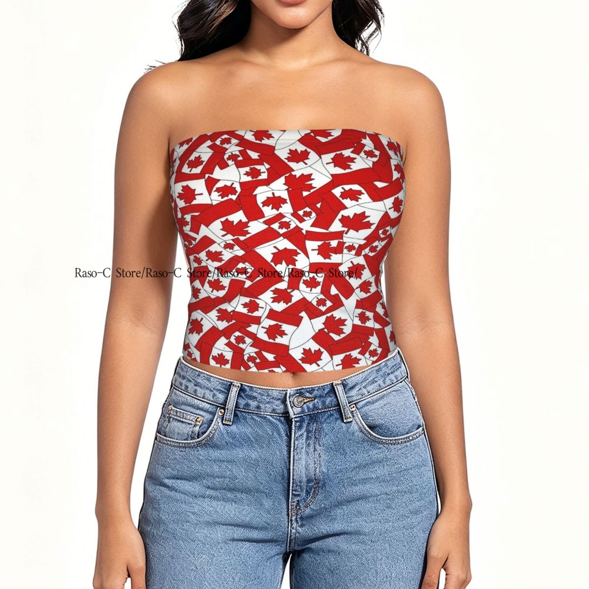 Atasan Crop Slim Tube Top Wani - Summer Clothing Women Canada ulasan dan harga