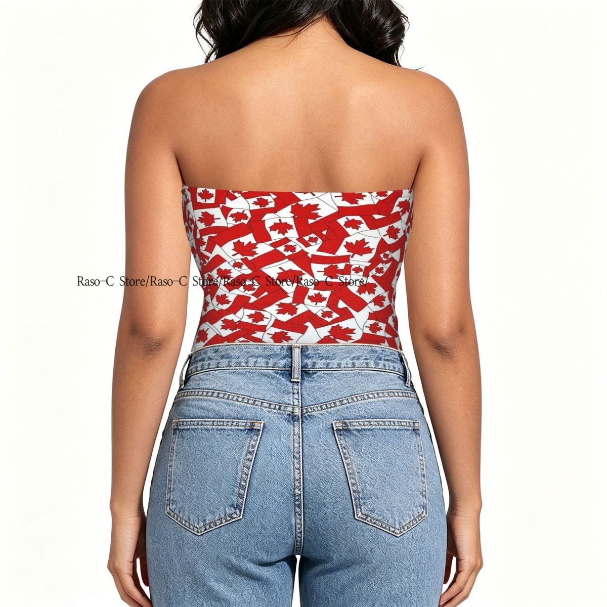Atasan Crop Slim Tube Top Wani - Summer Clothing Women Canada ulasan dan harga